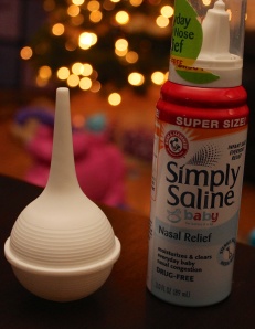 The nose aspirator and the simply saline spray - MUST HAVES!